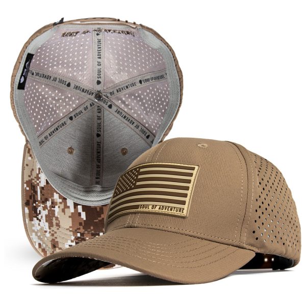 Performance Snapback | SOA Flag | Desert Digi Camo For Cheap