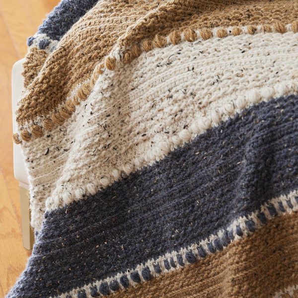 Boldly Striped Throw For Sale - Image 3
