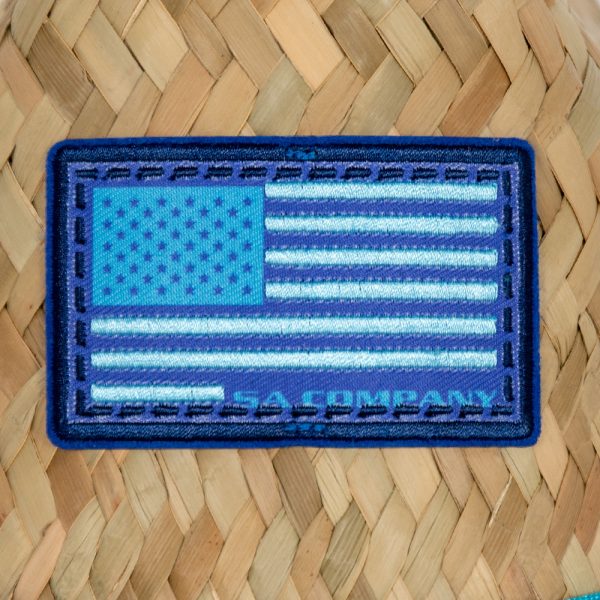 Under Brim Straw Hat | Aqua Blue Military Camo For Sale - Image 3